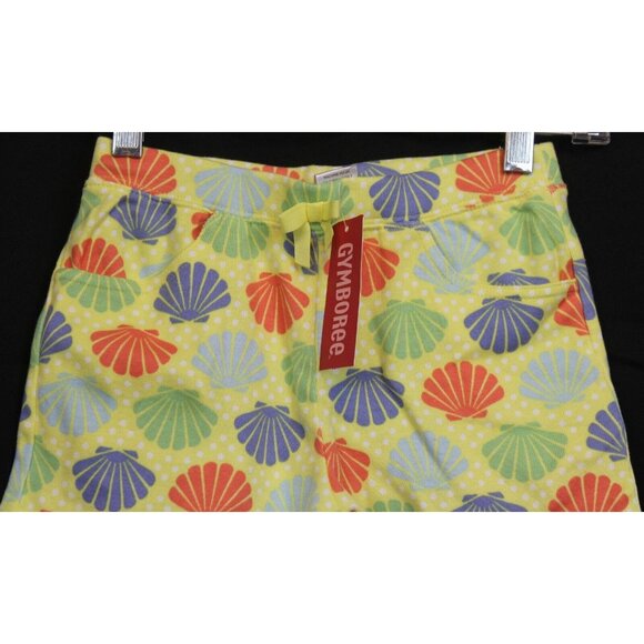 NEW 2009 Gymboree Mermaid Magic Yellow Seashell Shorts Beach Ocean sz 7 Dots - Picture 2 of 5